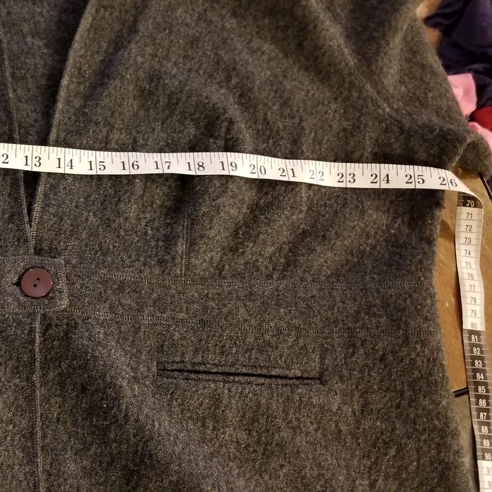 Slate Gray Single Button Talbots Jacket - image 4